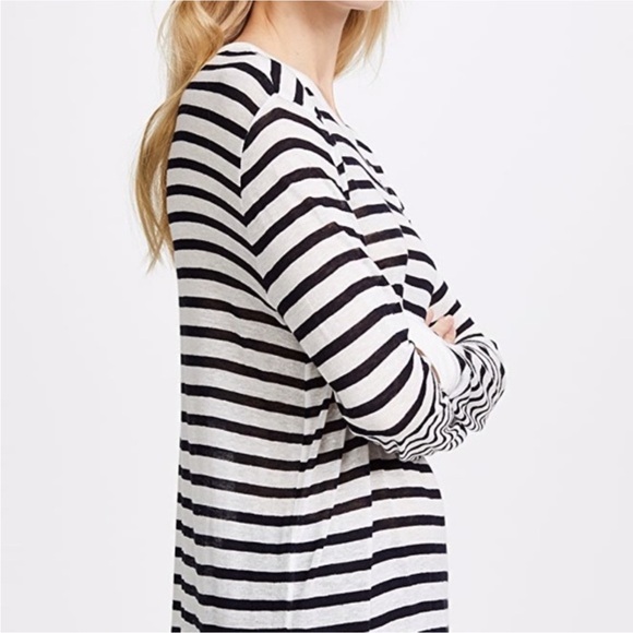 Alexander Wang Lightweight Striped Sweater Linen Blend - Picture 5 of 11